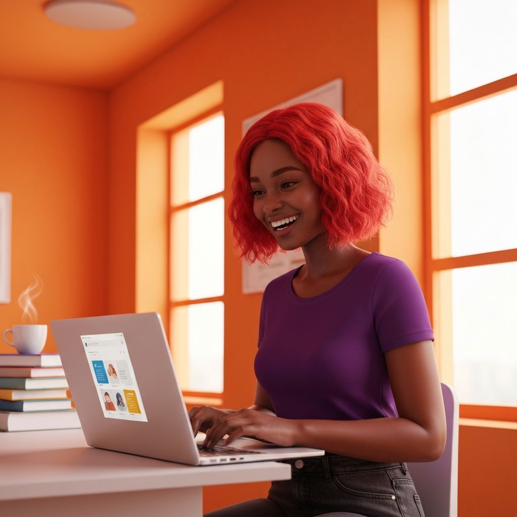 Happy student learning with Delphi Academy