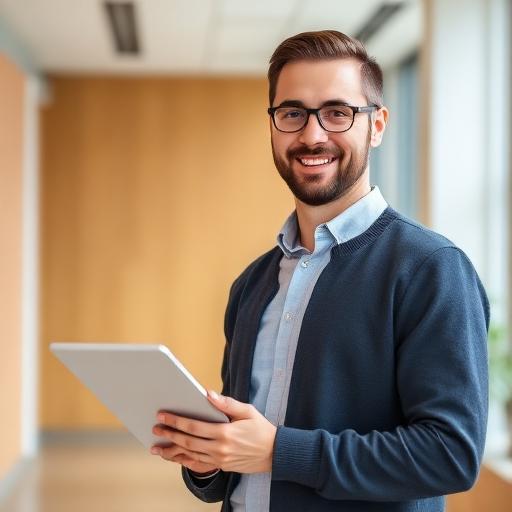 Child using a tablet